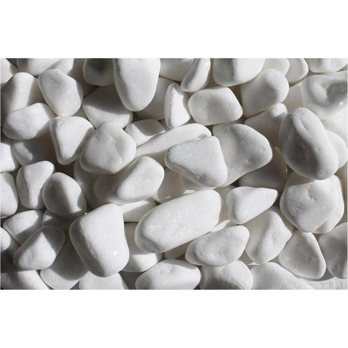 Black & Decker, Accessori per piante, Decorative stones Garden Center 08340, 5-12mm, white, 20 kg (60 cm, 35 cm)