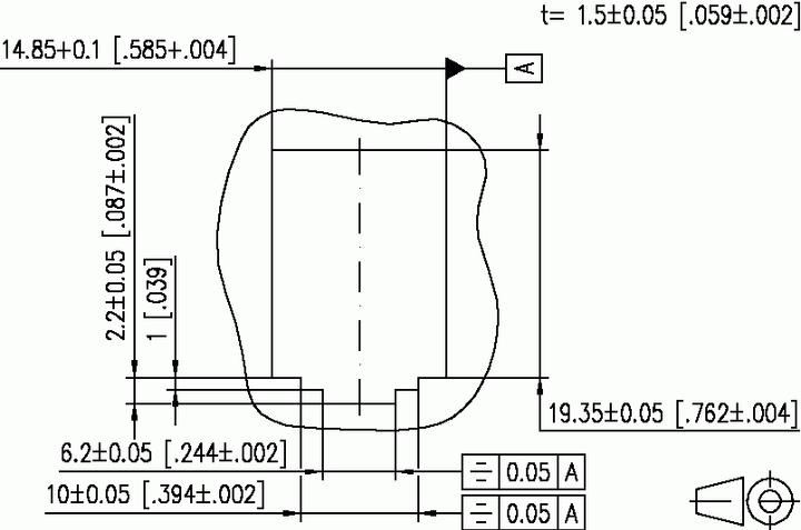 Produktbild Metz Connect NETCOM 1309141200-E Telefon-/Antennen-/Steckdose