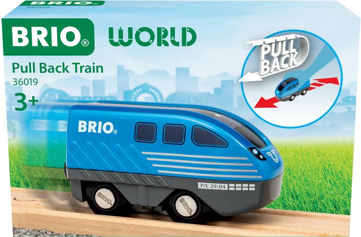Actual product image Ravensburger BRIO World - 36019 Train with pull-back motor | Toy train for children aged 3 and over