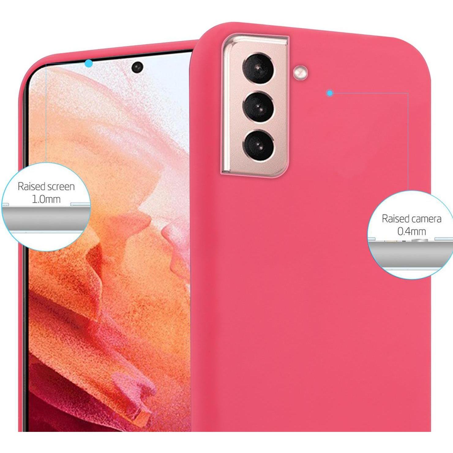 Thumbnail - Cadorabo TPU Candy Cover (Samsung Galaxy S21 5G), Smartphone Hülle, Rot