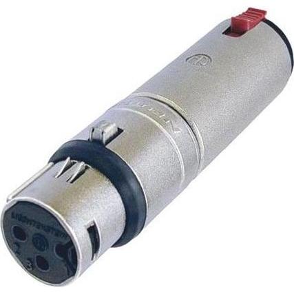 Neutrik NA3FJ, Audioadapter (Klinkenadapter), Audio Adapter, Silber