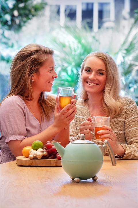 Actual product image Bredemeijer Bella Ronde teapot 1.2l green matt 101015 (1.20 l)