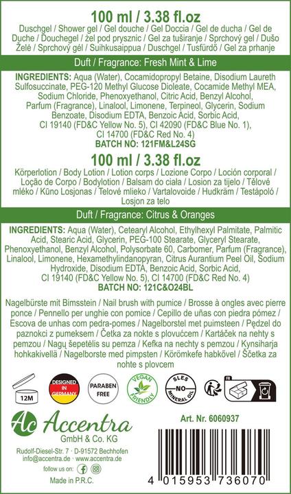 Produktbild Accentra Badeset SPA COLLECTION (Körperpflegeset)