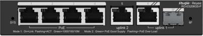 Produktbild Ruijie SWITCH REYEE RG-ES206GS-P 5-PORT 10/100 MBPS DESKTOP SWITCH (6 Ports)