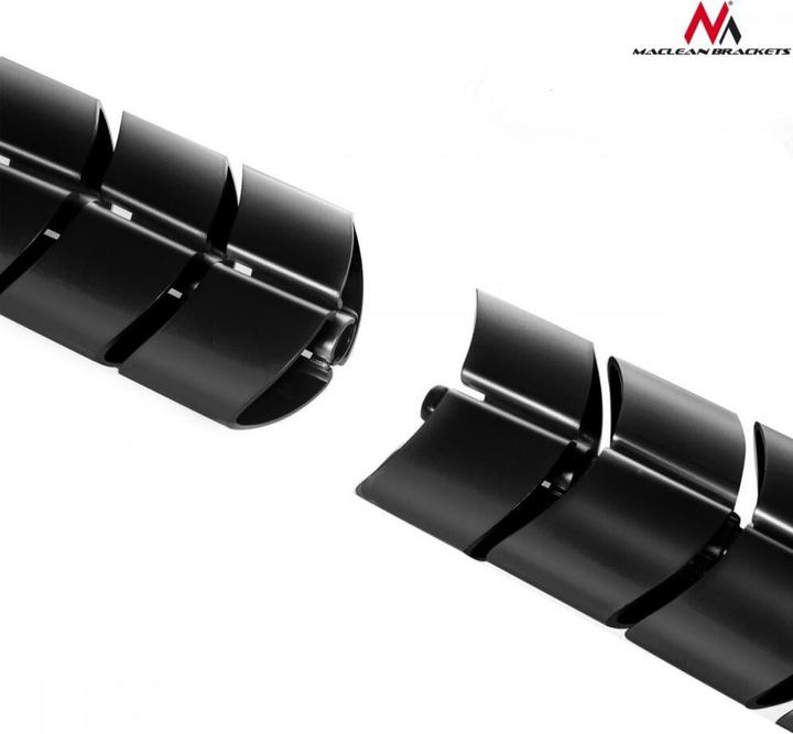 Actual product image Maclean Cable conduit for desk with length adjustment (Cable conduit, 75 cm)