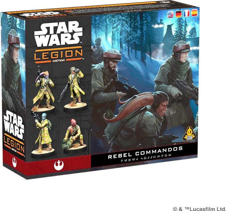 Actual product image Atomic Mass Games Star Wars Legion - Rebel Commandos (French)