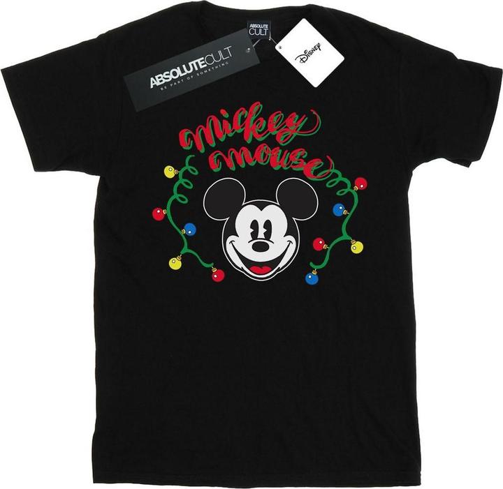 Produktbild Disney Mickey Mouse Christmas Light Bulbs TShirt (3XL)