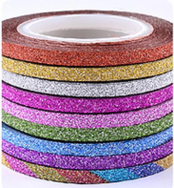 Immagine prodotto Nagellack24 Adesivi per unghie autoadesivi Mix di colori 3 mm