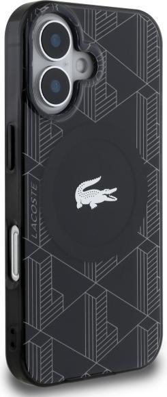 Produktbild Lacoste LCHMP16MUBSK iPhone 16 Plus 6.7" black hardcase IML Blend Monogram MagSafe (Apple iPhone 16 Plus)