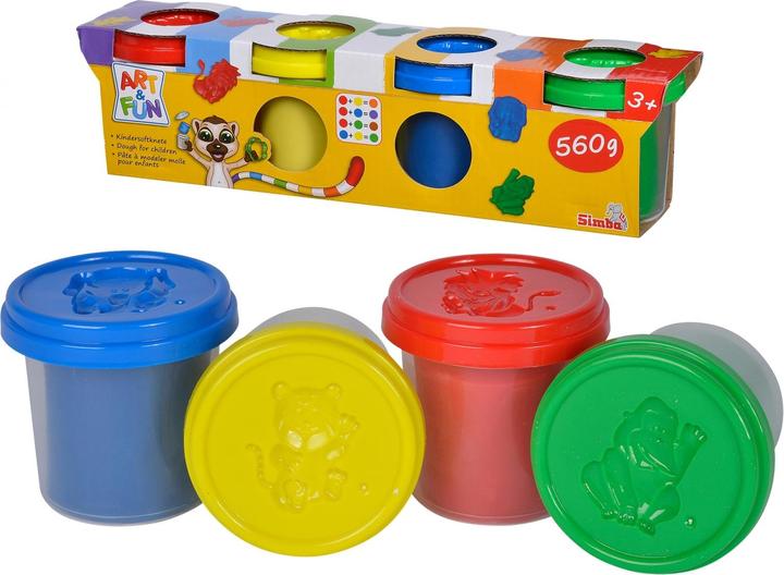 Actual product image Simba Art & Fun Klei Set, 4dlg.