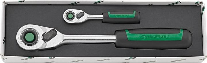 Immagine prodotto Stahlwille Set di cricchetti QR a denti fini 2-pz. 415QR/512QR (1/4", 1/2")