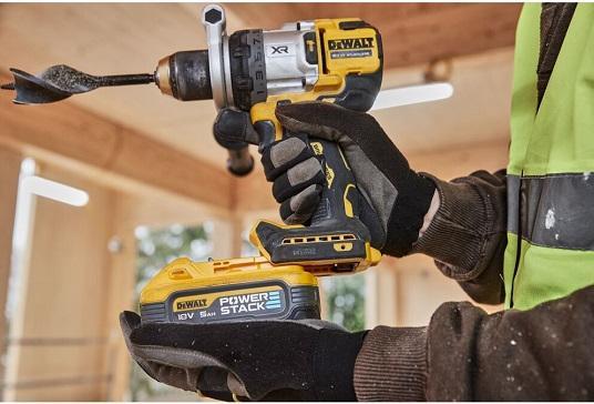 Actual product image DeWalt DCK2200H2T-QW 18V XR Premium Zwillingssatz: DCD1007 + DCF860 - 2 x 5Ah Powerstack in TSTAK (Rechargeable battery operated)
