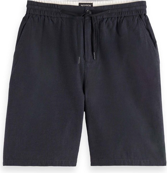 Scotch & Soda CORE - Fave - Cotton-Linen twill bermuda short