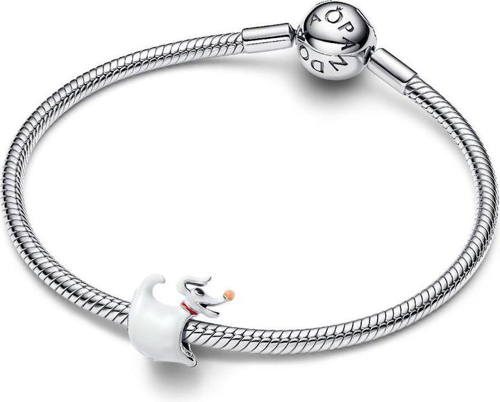 Actual product image Pandora Disney The Nightmare Before Christmas Zero Charm (925 sterling silver, Enamel)