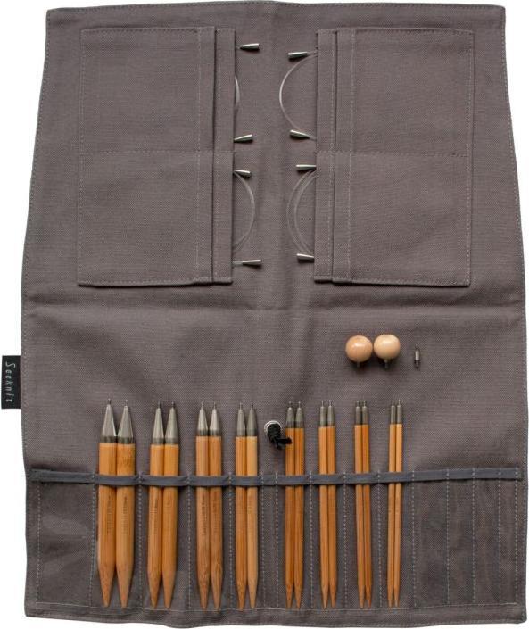 Actual product image Seeknit Needle set interchangeable needle points Koshitsu Curve 3.50 - 10.00 mm 12.5 cm