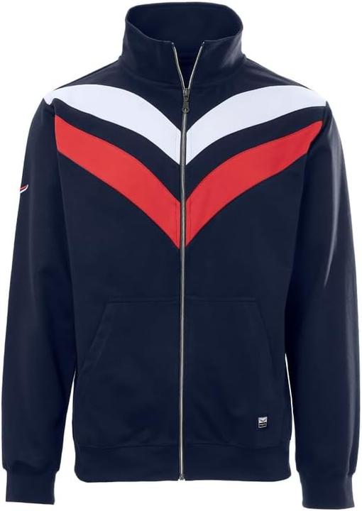 Produktbild Trigema Sweatjack met logo, Donkerblauw, 3XL (3XL)
