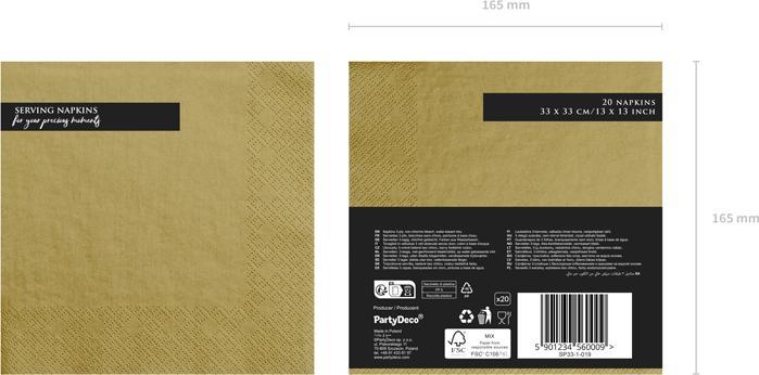 Produktbild Partydeco Napkins (20 Stück)