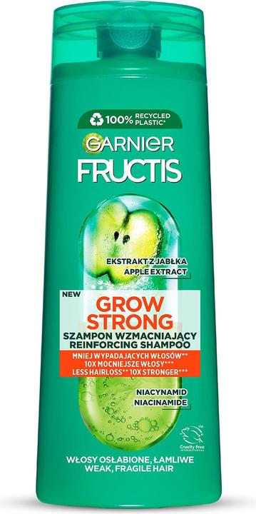 Produktbild Garnier New Fructis Grow Strong Shampoo For Weakened Hair 400Ml (400 ml, Flüssiges Shampoo)