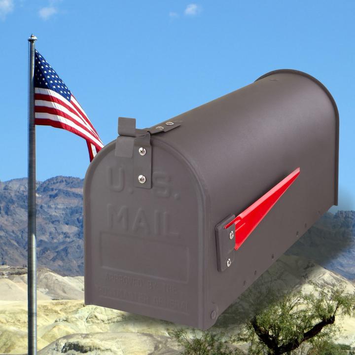 Actual product image Dema American Mailbox aus Stahl, Anthrazit