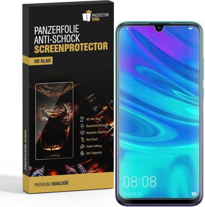 Actual product image Protectorking 4x Panzerfolie Anti-Shock HD Klar (4 Piece, Huawei P Smart+ (2019))