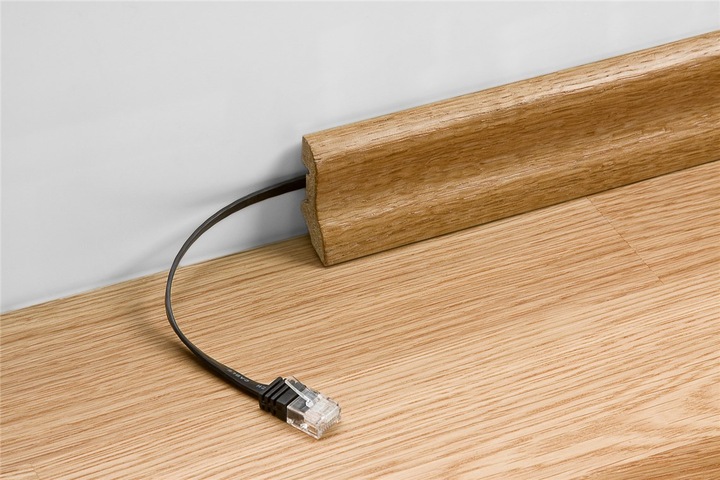Productafbeelding Goobay CAT 6 platte patchkabel, U/FTP, wit, 20 m (U/FTP, CAT6, 20 m)