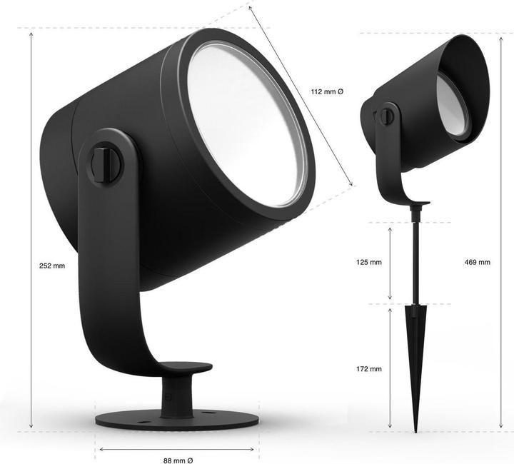 Productafbeelding Philips Hue Hue Lily XL uitbreiding (1050 lm, IP65)