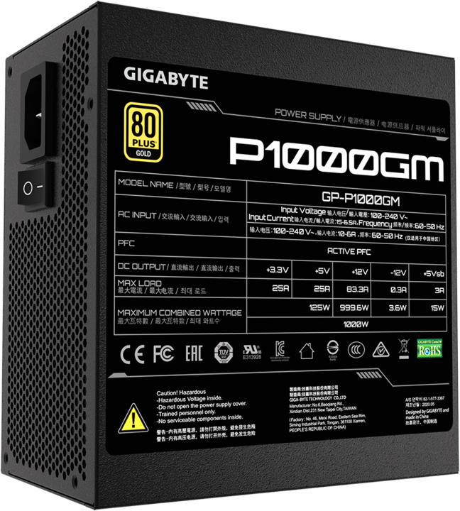 Immagine prodotto Gigabyte P1000GM (1000 W)