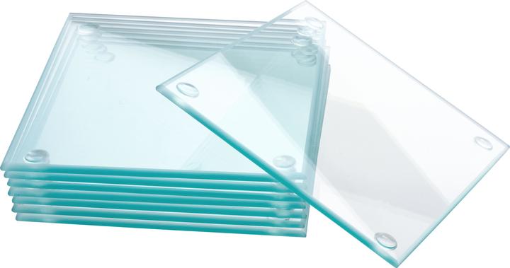 Produktbild VBS Glasuntersetzer, 8 Stück, 12 x 12 cm (8 x, Glasuntersetzer)
