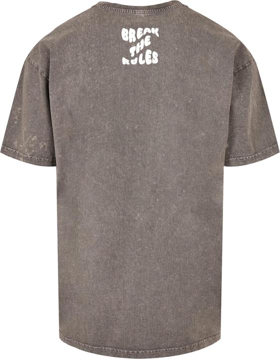 Produktbild Merchcode Break The Rules Acid Washed Heavy Oversized Tee - 113673 (L)