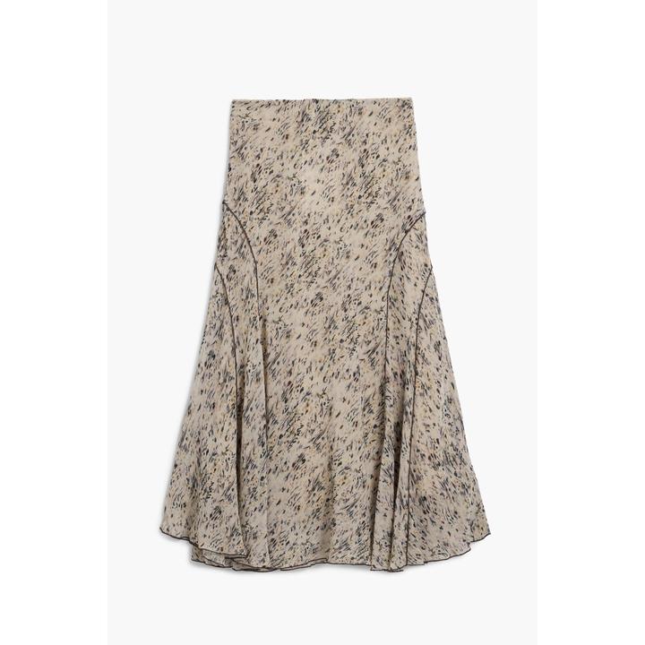 Actual product image Desigual Beige Polyester Long Skirt (M)