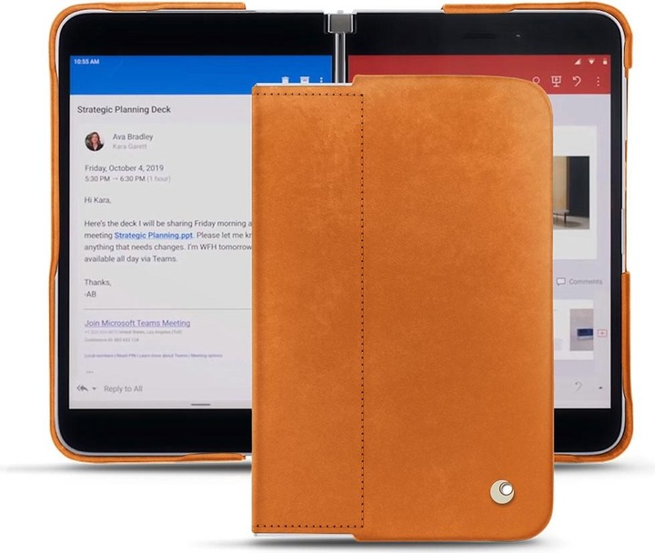 Produktbild Noreve Lederschutzhülle (Microsoft Surface Duo)