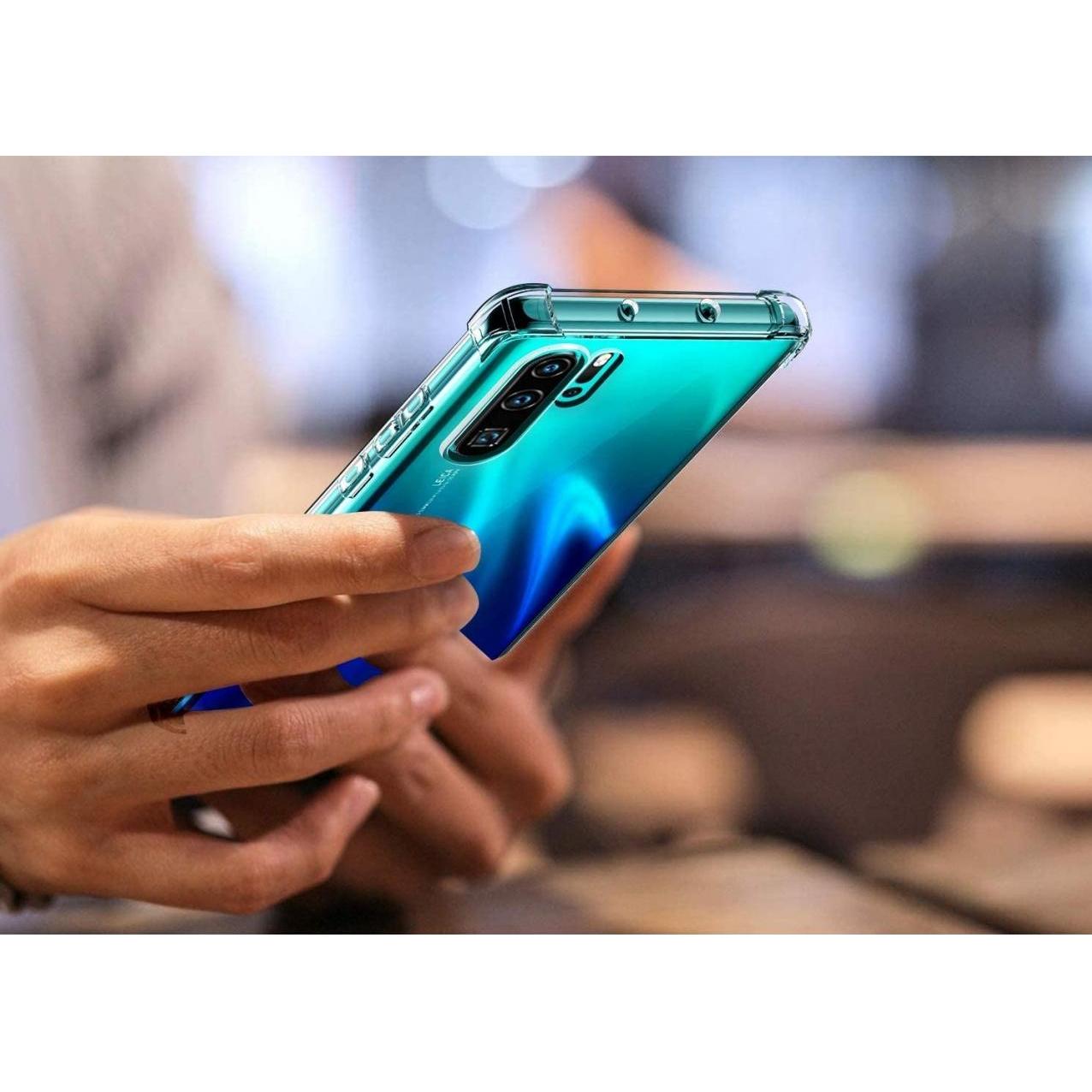 Thumbnail - Screenguard Crystal Soft Airbag Bumper (Huawei P30 Pro), Smartphone Hülle, Transparent