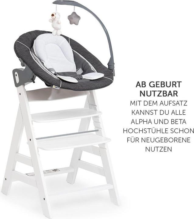 Produktbild Hauck Alpha Bouncer Deluxe Melange grey