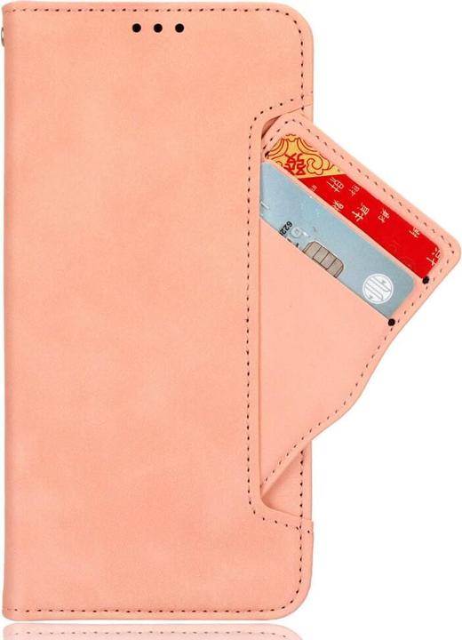 Produktbild Cover-Discount OPPO A78 4G - Etui mit vielen Kartenfächer rosa (Oppo A78)