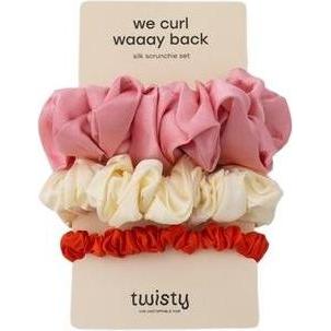 NoName, Elastico per capelli, TWISTY SET We Curl Waaay Back gumki do włosów 3szt (Elastico per capelli)