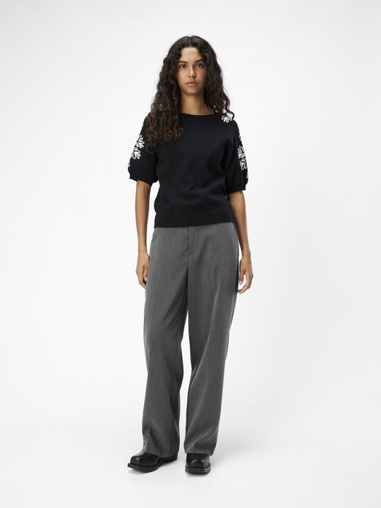 Actual product image Object Embroidered knitted top (M)