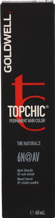 Image du produit Goldwell Topchic Elumenated (6N@AV - blond foncé élumé violet frêne foncé)