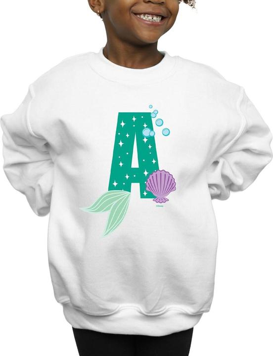 Produktbild Disney Alphabet A Is For Ariel Sweatshirt Mädchen (152, 158)