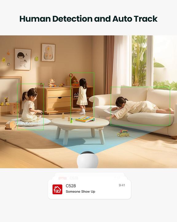 Actual product image Zosi Überwachungskamera mit Dual-Objektiv und KI-Erkennung