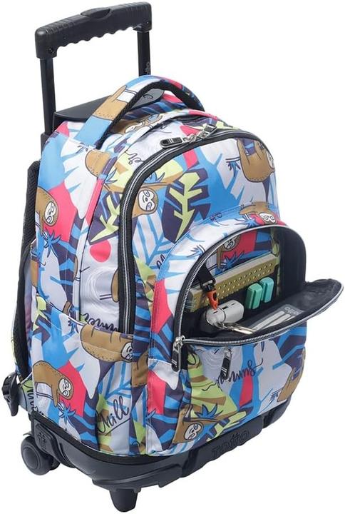 Actual product image Totto School Backpack with Wheels, Practical and Robust, Recycled PET Material
