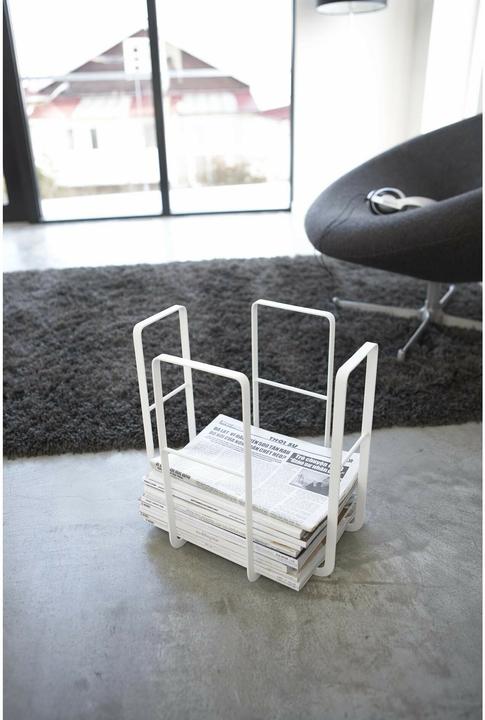 Actual product image Yamazaki TOWER magazine rack (27.50 x 35 x 35 cm)