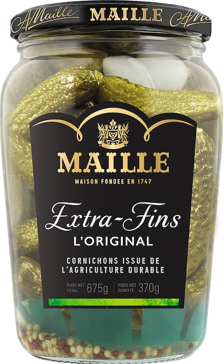Actual product image Maille Cornichons extra fins 675g (1019 g)