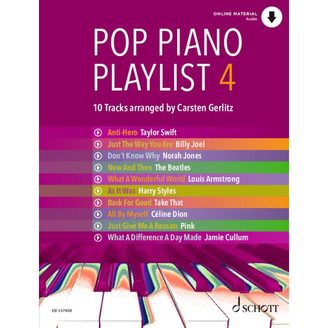 Pop Piano Playlist 4, Sachbücher