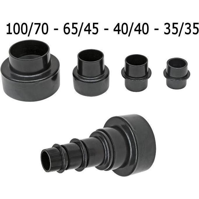 AirFlux AIR-40103 Adapter 4-teilig bis 100 mm, Accessori trattamento dell'aria
