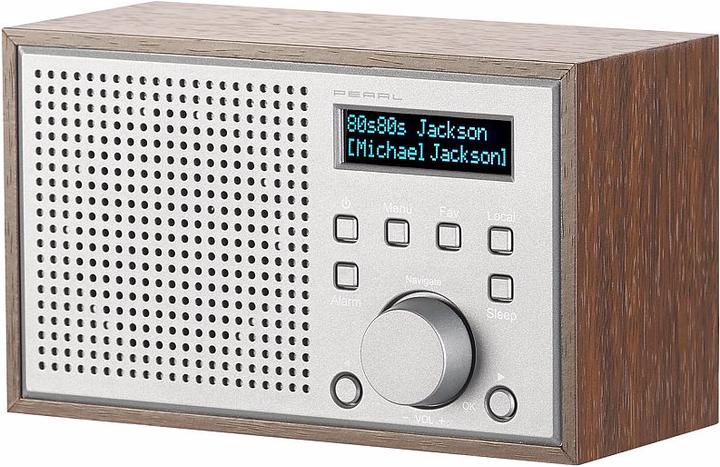 Image du produit Auvisio Radio Internet WLAN avec 2 heures de réveil (Webradio, WiFi)