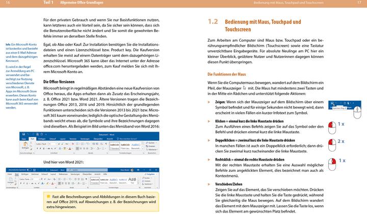 Actual product image Microsoft Office für Senioren - Word, Excel und PowerPoint (German, Inge Baumeister, Anja Schmid, 2023)