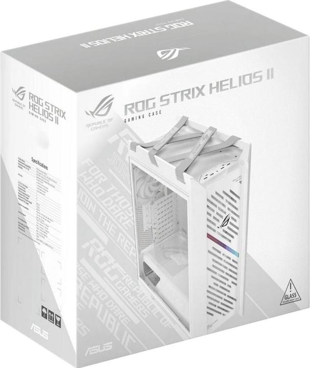 Actual product image ASUS Geh ROG STRIX HELIOS II GX601S WHITE (ATX, Mini-ITX, mATX)