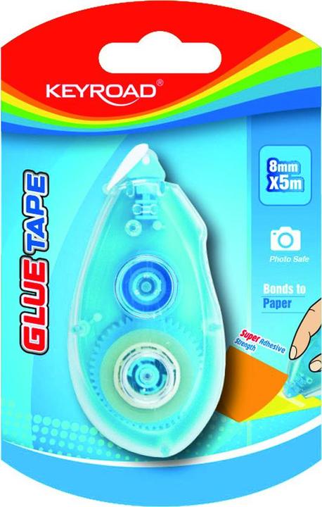 Produktbild Keyroad Super doppelseitiges Klebeband, 8 mm x 5 m, 1 Stck/Blisterkarte (82 mm)