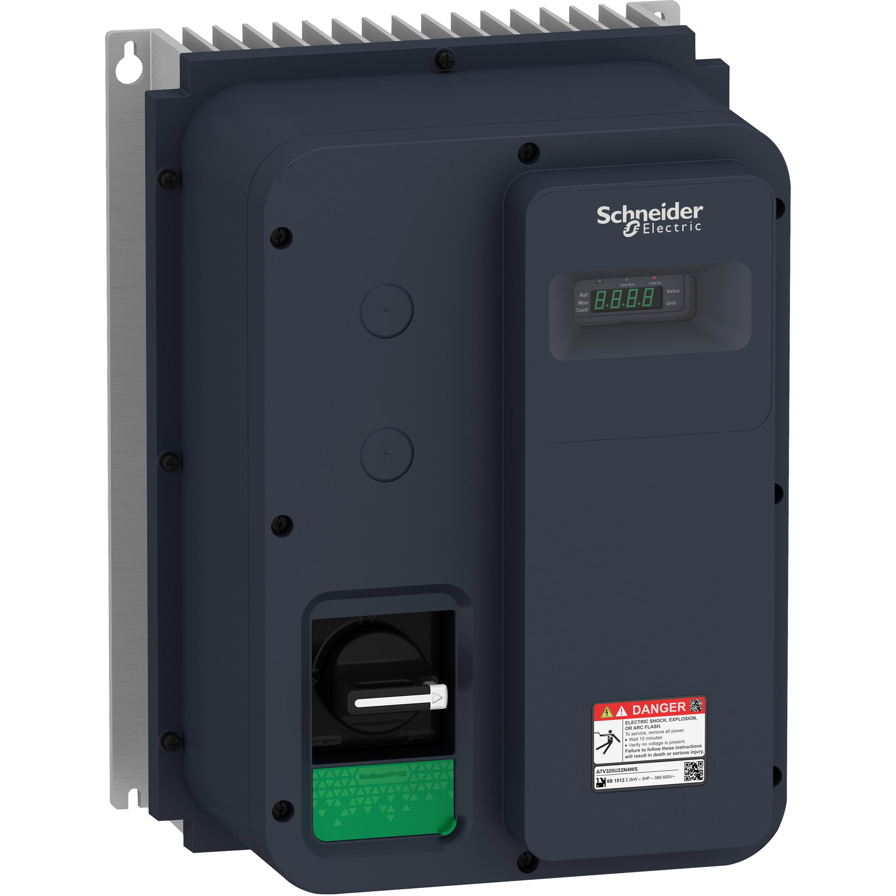 Thumbnail - Schneider Electric, Frequenzumrichter, Frequenzumrichter ATV320, 3kW, 400V, 3 p