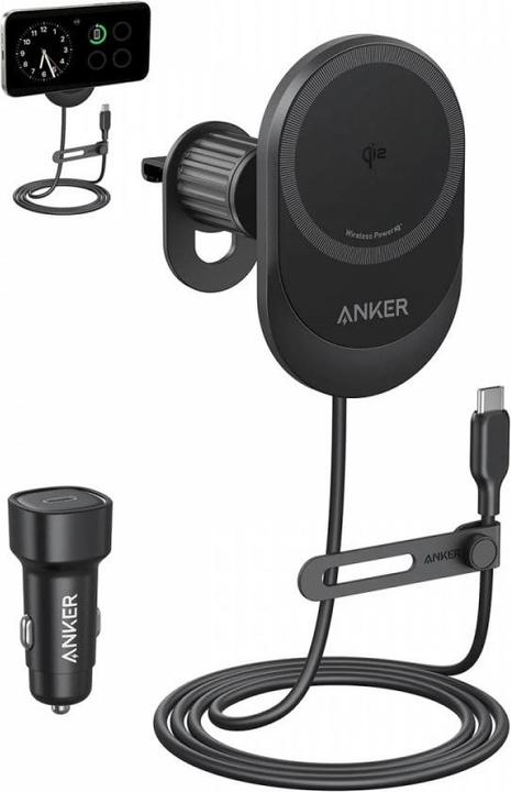 Anker MagGo Magnetic Wireless Car Charger 15W